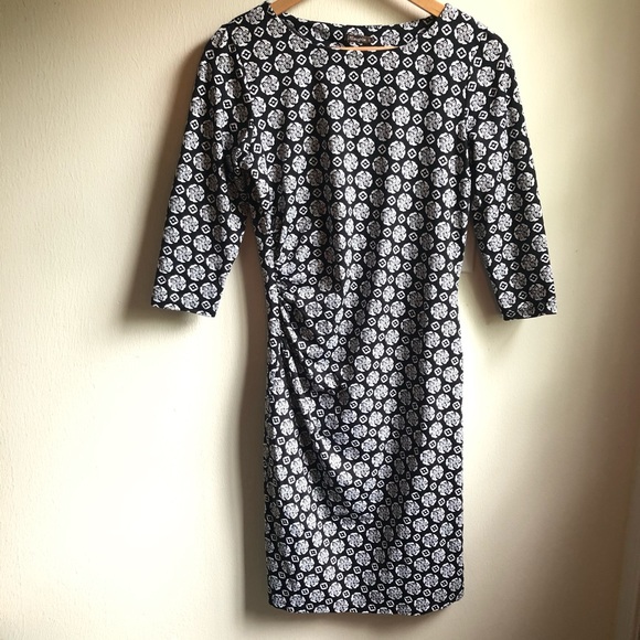 J. MacLaughlin Catalina 3/4 sleeve Abstract